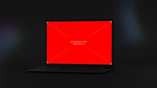 黑色办公用品屏幕样机 设计、摄影与下载指南